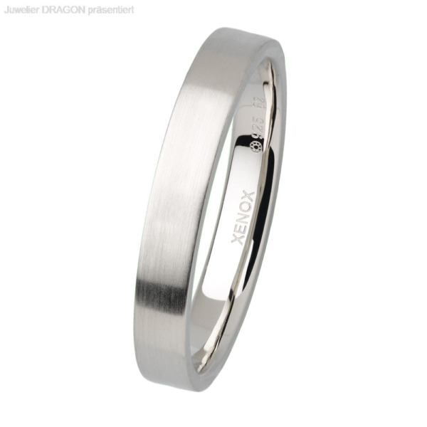 XENOX Damen Ring Silber 925 Matt XS9109