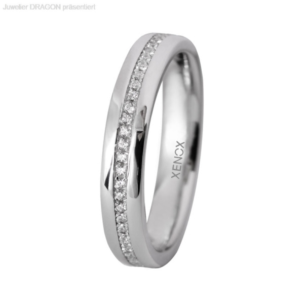 XENOX Damen Ring Silber 925 Zirkonia XS9110