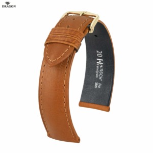 Uhrenarmband HIRSCH Camelgrain M 01009110-1-18 Farbe braun aus Kalbsleder