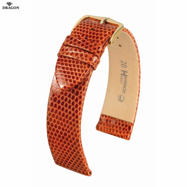 Uhrenarmband HIRSCH Lizard M 01766170-1-18 Farbe  aus Leder