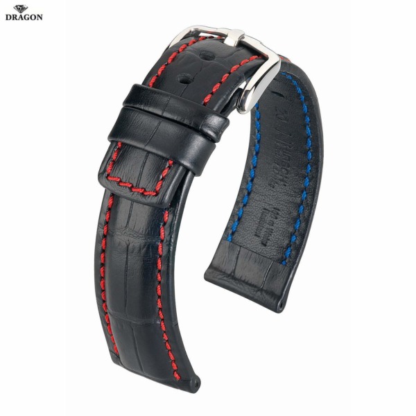 Uhrenarmband HIRSCH Grand Duke XL 02528250-2-24 Farbe  aus Leder