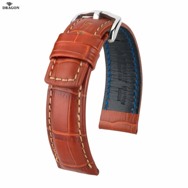 Uhrenarmband HIRSCH Grand Duke L 02528070-2-24 Farbe  aus Leder