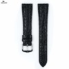 Hirsch Alligator Uhrband Regent Farbe schwarzOL