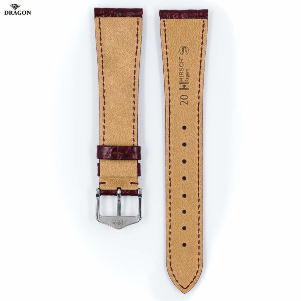 HIRSCH Selection Alligator Uhrband Regent Farbe rotUL