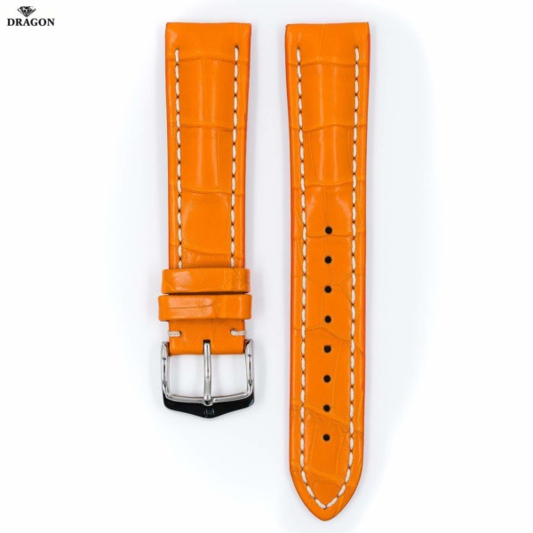 Uhrband Alligator Capitano orange UL