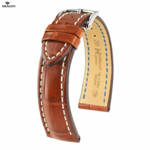 Uhrenarmband HIRSCH Capitano L 05107079-2-XX Farbe goldbraun aus Alligator