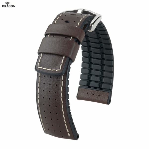 Uhrenarmband HIRSCH Tiger L 0915075010-2-24 Farbe  aus Kalbsleder