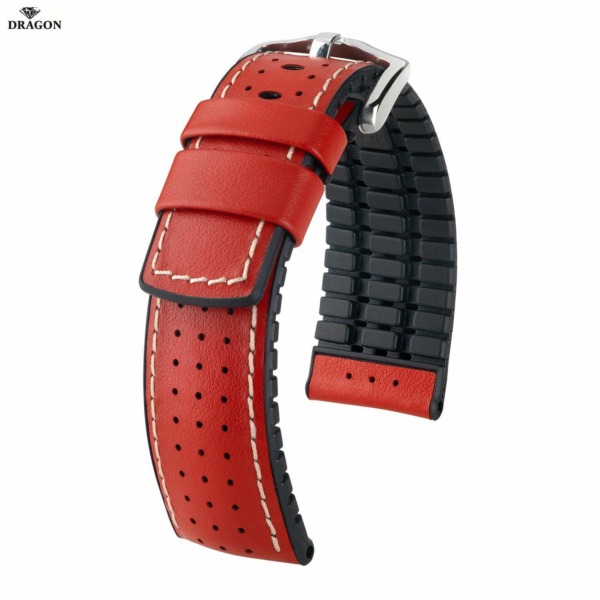 Uhrenarmband HIRSCH Tiger L 0915075020-2-24 Farbe  aus Kalbsleder