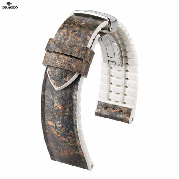 Uhrenarmband HIRSCH Stone M 0920044131-2-20 Farbe  aus Leder Imitat