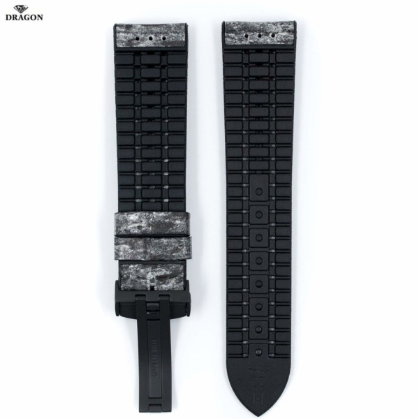 Uhrenarmband STONE Leder Imitat HIRSCH® – Bild 3