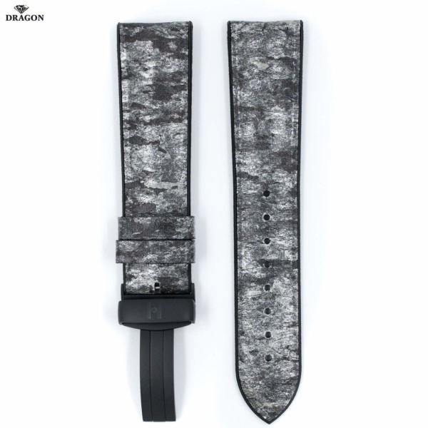 Uhrenarmband STONE Leder Imitat HIRSCH® – Bild 2
