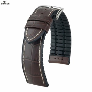 Uhrenarmband HIRSCH George L 0925128010-2-24 Farbe  aus Materialmix