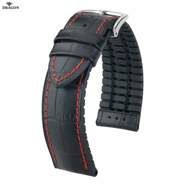 Uhrenarmband HIRSCH George L 0925128052-2-24 Farbe  aus Materialmix