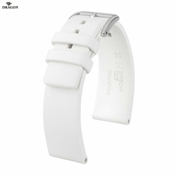 Uhrenarmband HIRSCH Pure M 40418800-2-24 Farbe  aus Kautschuk