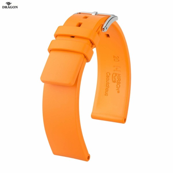 Uhrenarmband HIRSCH Pure L 40538876-2-22 Farbe  aus Kautschuk