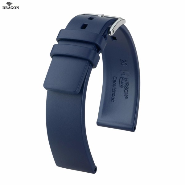 Uhrenarmband HIRSCH Pure L 40538880-2-22 Farbe  aus Kautschuk