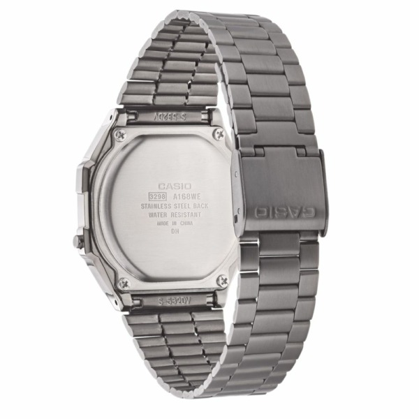 Casio A168WEGG-1AEF Uhr Rückansicht
