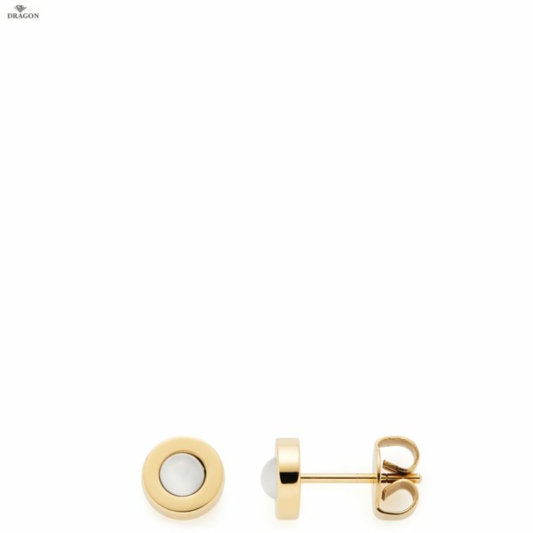 Ohrstecker gold/weiß Isa Sommer Special_021884_Leonardo
