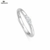 Verlobungsring Gold mit 3 Brillanten 0,15ct.