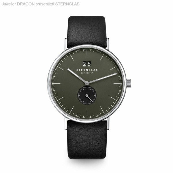 STERNGLAS IVO rauchgrün-schwarz silber / Premium schwarz S01-IV08-PR07