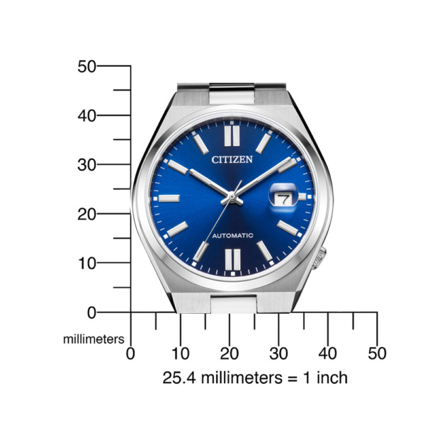 Citizen NJ0150-81E Zifferblatt blau Automatik Lineal