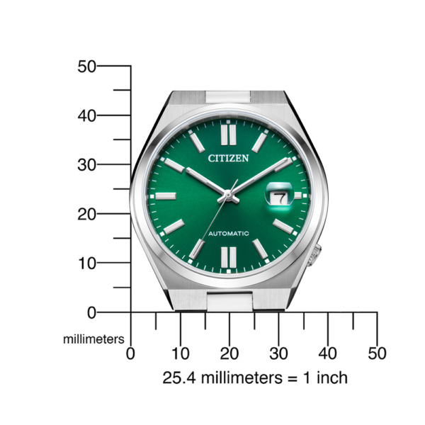 Citizen NJ0150-81E Zifferblatt grün Automatik Lineal