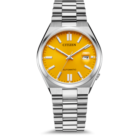 Citizen Automatik Zifferblatt gelb NJ0150-81Z Front