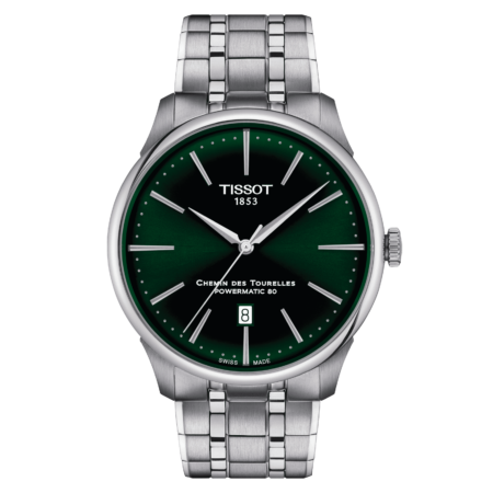 Tissot Chemin des Tourelles Powermatic 80 42 mm_T139.407.11.091.00_Zifferblatt-Grün_1