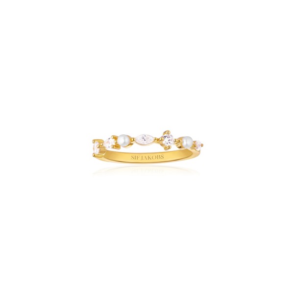 Sif Jakobs SJ-R12260-PCZ-YG-50 DAMEN Ring 925 Silber