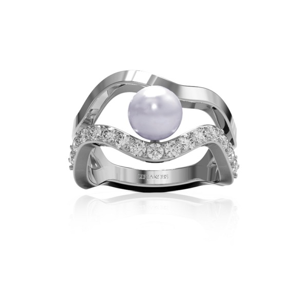 Sif Jakobs SJ-R12363-PCZ-58 DAMEN Ring 925 Silber