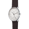 STERNGLAS Hamburg Automatik silber-satiniert silber / Vintage mokka S02-HH10-VI11_2