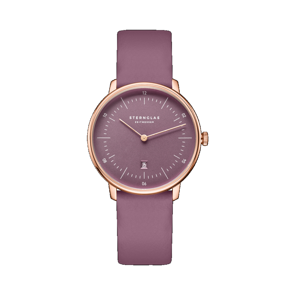 STERNGLAS NAOS XS Edition Flora lavendel roségold / Klassik lavendel S01-NDF28-KL15