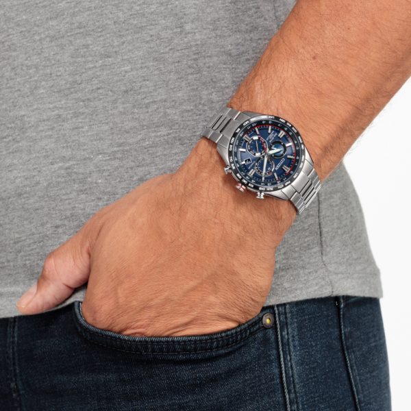 CITIZEN HERREN Armbanduhr Eco-Drive Funk CB5945-85L – Bild 2