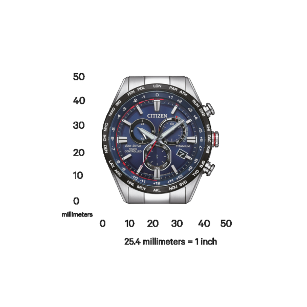 CITIZEN HERREN Armbanduhr Eco-Drive Funk CB5945-85L – Bild 4