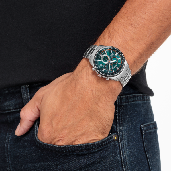 CITIZEN HERREN Armbanduhr Eco-Drive Funk CB5946-82X – Bild 2