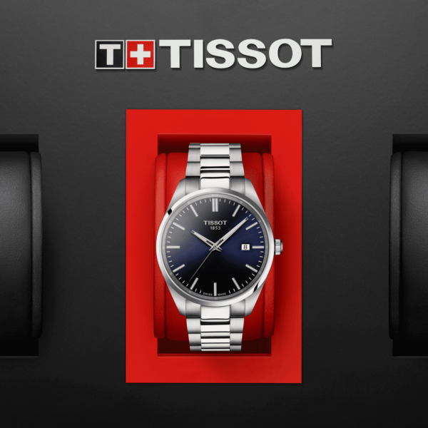 TISSOT PR 100 Zifferblatt Blau, Band Grau T150.410.11.041.00 – Bild 9