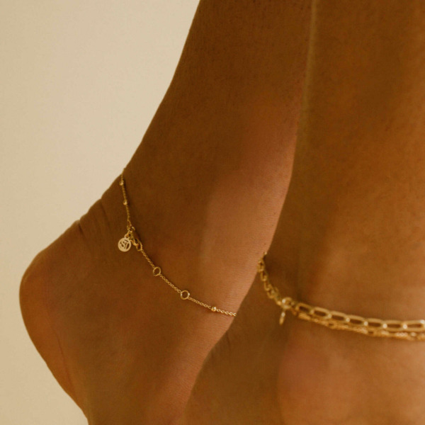 Sif Jakobs CAVALIER ANKLE CHAIN / Ketten Ref. SJ-A12033-SS – Bild 2