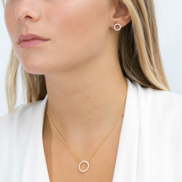 Sif Jakobs BIELLA GRANDE NECKLACE / Halsketten Ref. SJ-C338(1)-CZ – Bild 2