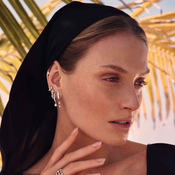 Sif Jakobs ADRIA TRE PICCOLO EARRINGS / Ohrringe Ref. SJ-E12224-PCZ-YG – Bild 2