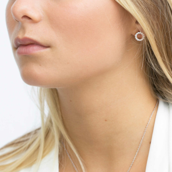 Sif Jakobs BIELLA UNO PICCOLO EARRINGS / Ohrringe Ref. SJ-E337-CZ – Bild 2