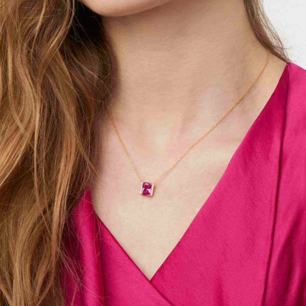 Sif Jakobs ROCCANOVA X-GRANDE NECKLACE / Halsketten Ref. SJ-N42276-PKCZ-YG