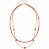 LEONARDO Schmuck Halskette Florena rot 023545