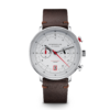 STERNGLAS HAMBURG Chrono silber-satiniert silber / Vintage 20 mokka S01-HC10-VI11