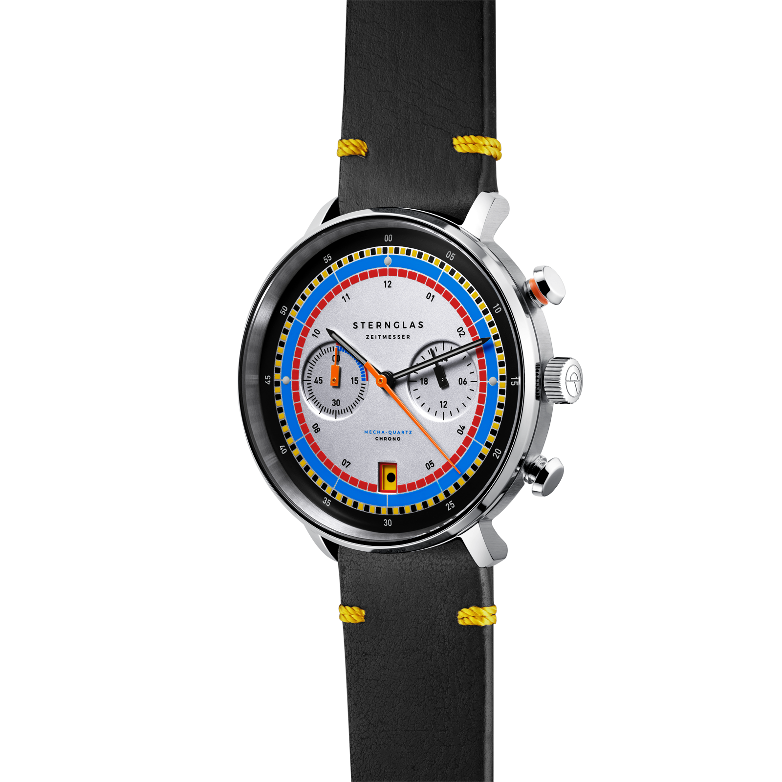 STERNGLAS HAMBURG Chrono REGATTA silber / Vintage 20 nero-gelb S01-HC36-VI22S01-HC36-VI22_HH_Chrono_regatta_vintage_nero-gelb_45.png