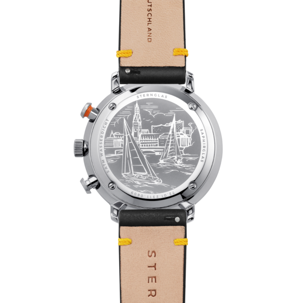 STERNGLAS HAMBURG Chrono REGATTA silber / Vintage 20 nero-gelb S01-HC36-VI22S01-HC36-VI22_HH_Chrono_regatta_vintage_nero-gelb_rueck.png