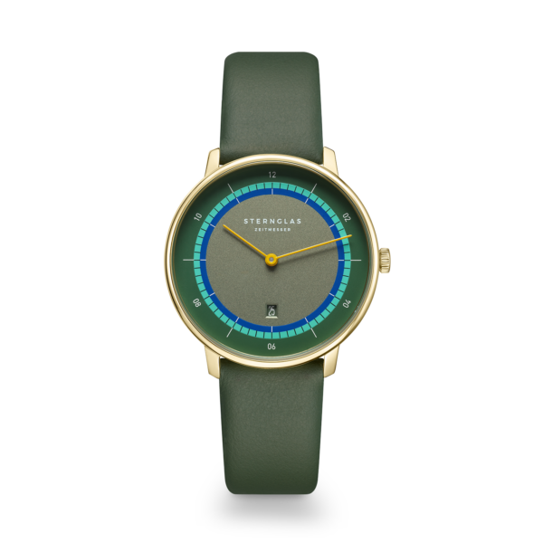 STERNGLAS NAOS XS Edition Argo dunkelgrün gold / Klassik salbei S01-NDA22-KL09