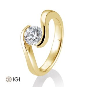 Ring Schwung 0,80-1,50 ct.