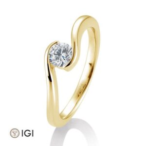 Ring Schwung 0,40-0,60 ct.