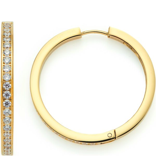 Leonardo Schmuck Creole gold Jasmin  gold 024909