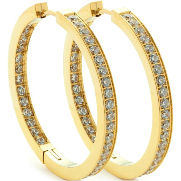 Leonardo Schmuck Creole gold Jasmin  gold 024909_1
